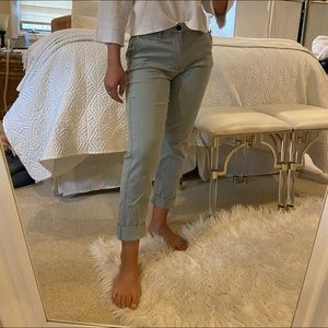 Green Abercrombie Chino pants!